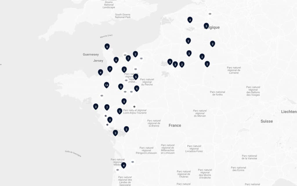 Gestion de clusters via google Maps API