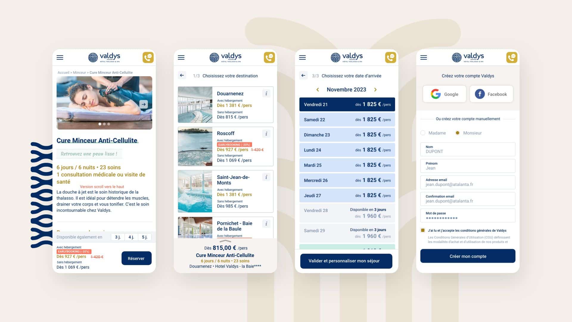 Création site e-commerce pour groupe thalasso